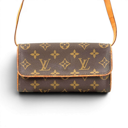 LOUIS VUITTON ポシェット・ツインPM モノグラムキャンバス ショルダーポーチ M51854