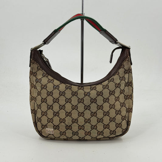 GUCCI シェリーライン ホーボーバッグ GGキャンバス ハンドバッグ
