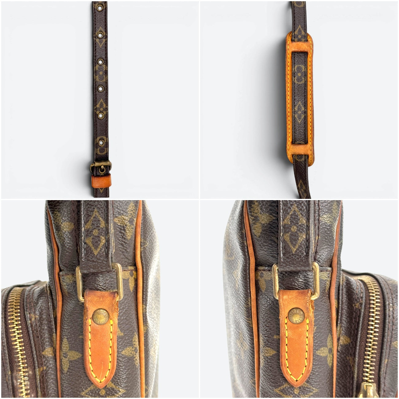 LOUIS VUITTON アマゾン モノグラムキャンバス ブラウン クロスボディ ショルダーバッグ M45236
