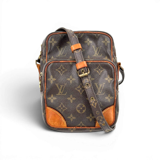 LOUIS VUITTON アマゾン モノグラムキャンバス ブラウン クロスボディ ショルダーバッグ M45236