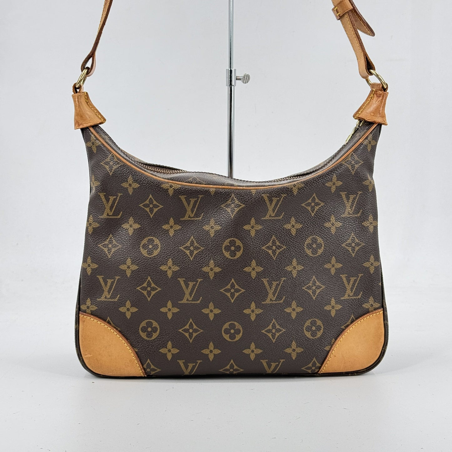 LOUIS VUITTON ブローニュ30 モノグラム ブラウン 旧型 ショルダーバッグ M52165