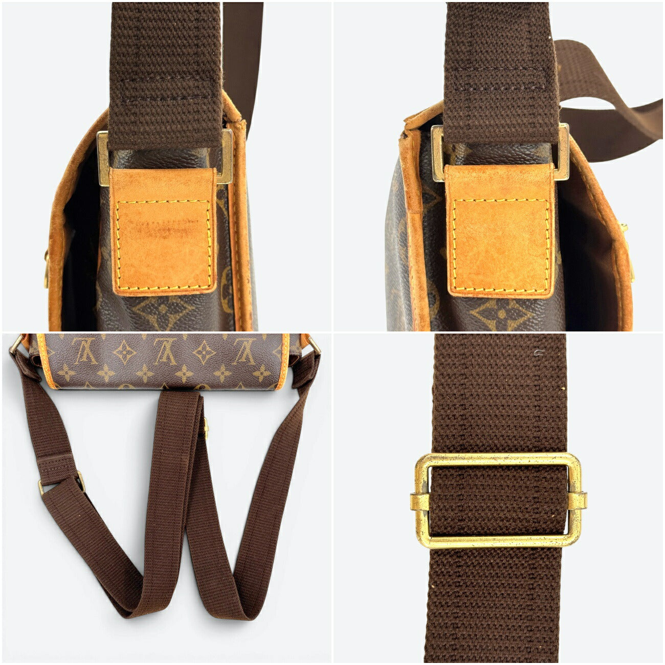 LOUIS VUITTON ボスフォールPM モノグラムキャンバス ブラウン メッセンジャー クロスボディバッグ M40106