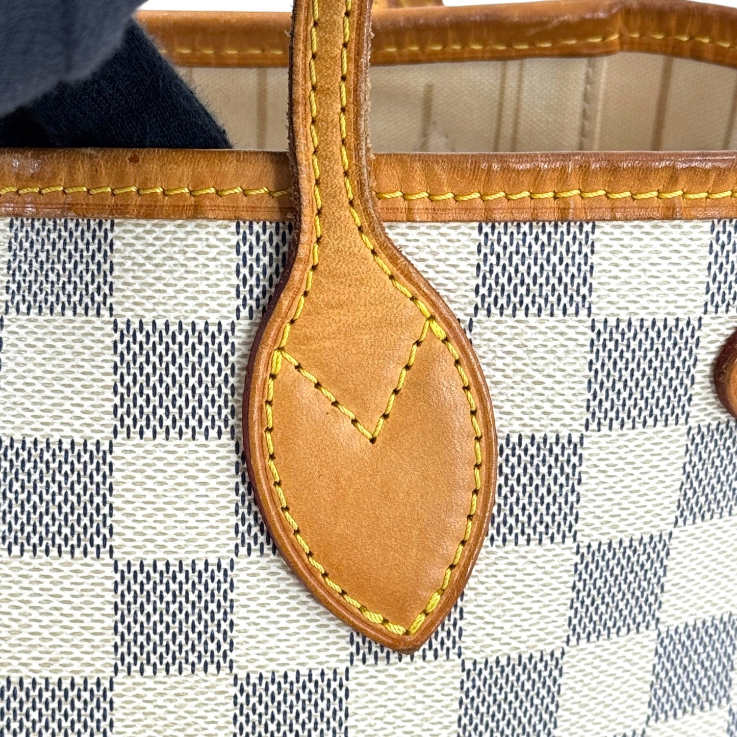LOUIS VUITTON ネヴァーフルPM ダミエ・アズール ホワイト トートバッグ N51110
