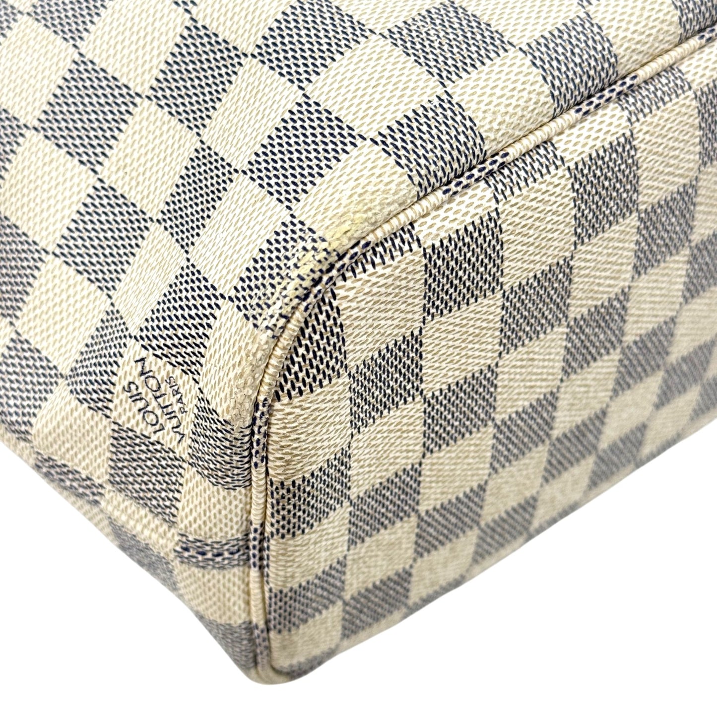 LOUIS VUITTON ネヴァーフルPM ダミエ・アズール ホワイト トートバッグ N51110