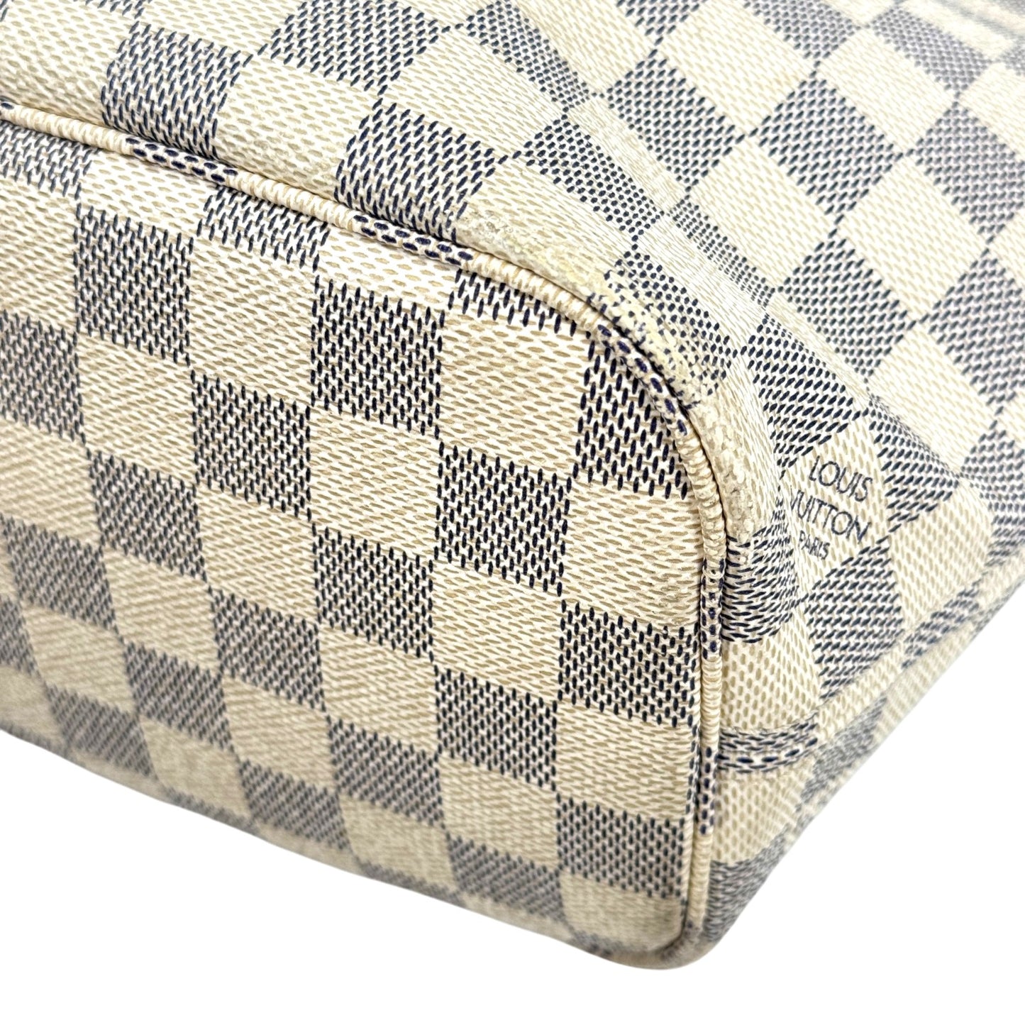 LOUIS VUITTON ネヴァーフルPM ダミエ・アズール ホワイト トートバッグ N51110