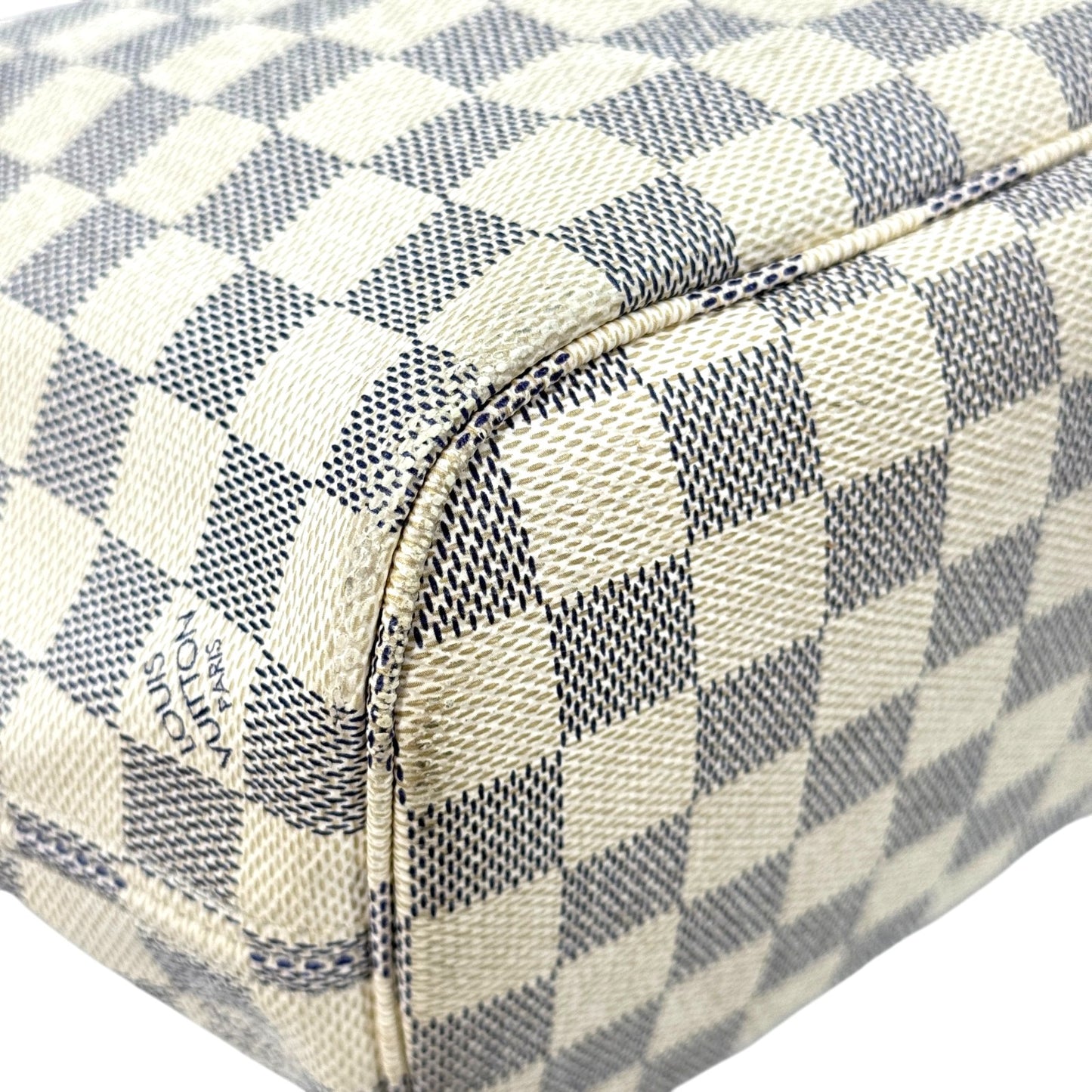 LOUIS VUITTON ネヴァーフルPM ダミエ・アズール ホワイト トートバッグ N51110
