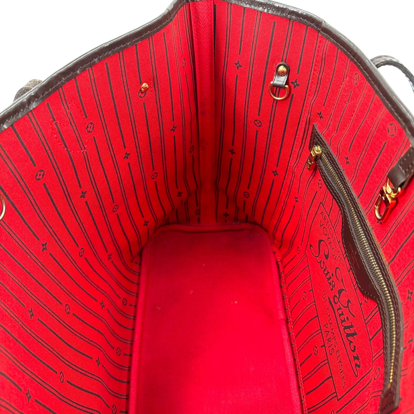 LOUIS VUITTON ネヴァーフルMM ダミエ・エベヌ ブラウン トートバッグ N51105