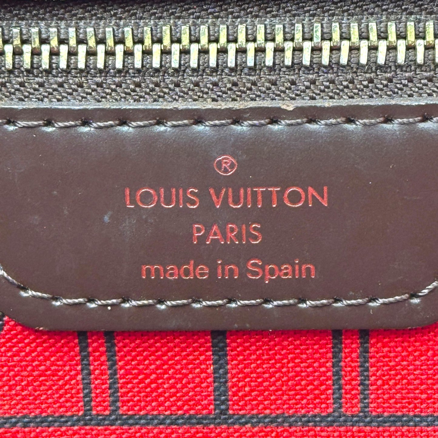 LOUIS VUITTON ネヴァーフルMM ダミエ・エベヌ ブラウン トートバッグ N51105