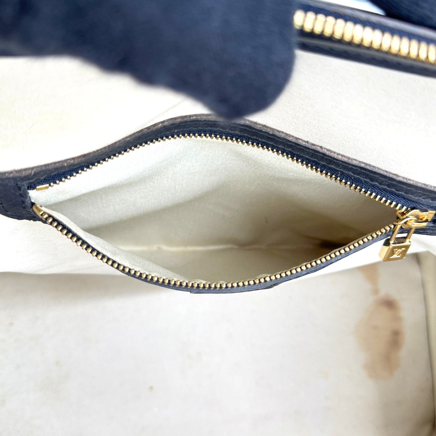 LOUIS VUITTON ジョセフィーヌGM モノグラム ミニラン カーキ ハンドバッグ M92310
