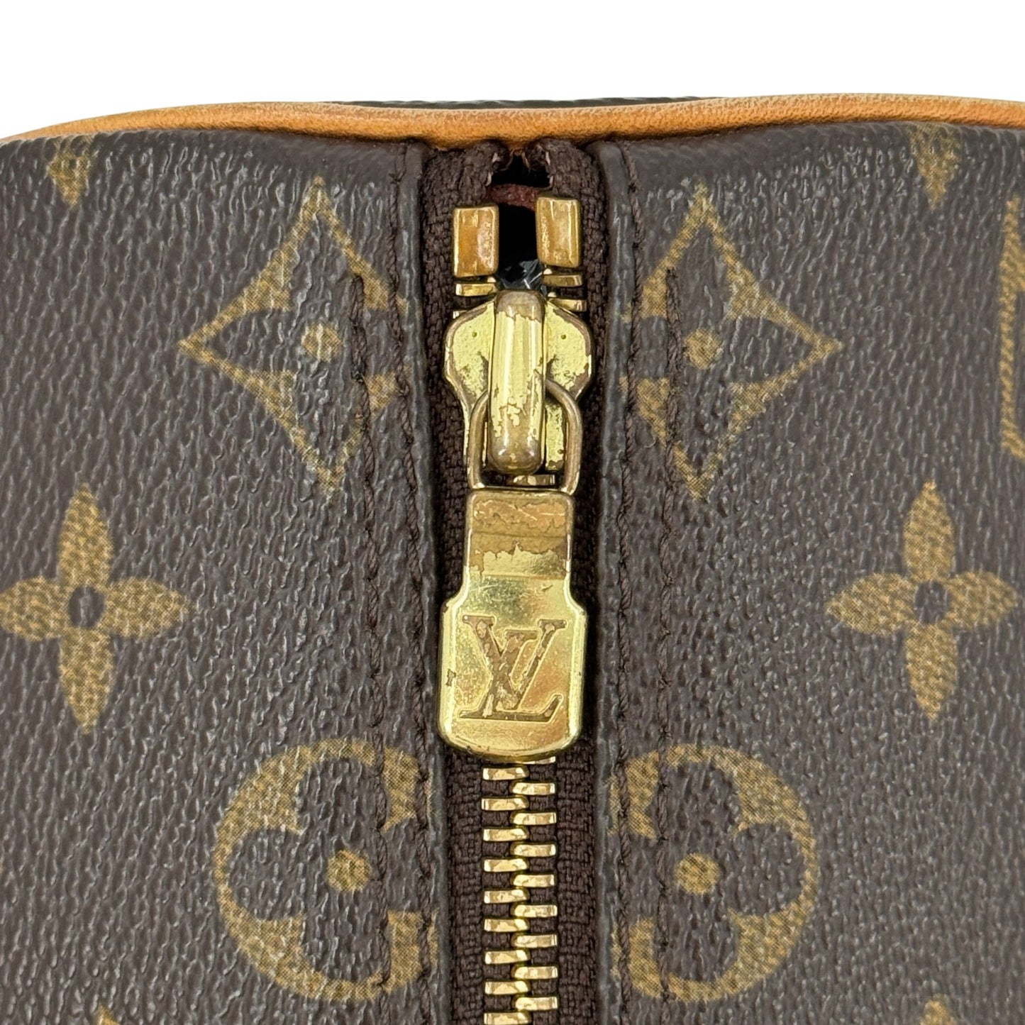 LOUIS VUITTON パピヨン26 モノグラムキャンバス ブラウン ハンドバッグ M51366