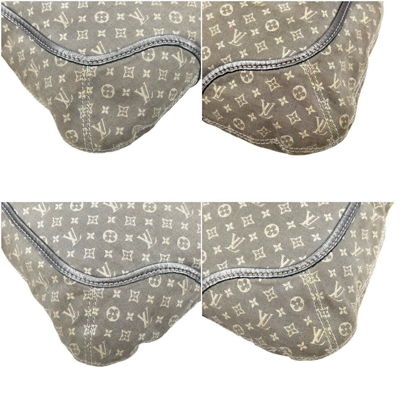 LOUIS VUITTON ブザス アンジュール モノグラム ミニキャンバス グレー 2WAY M95622