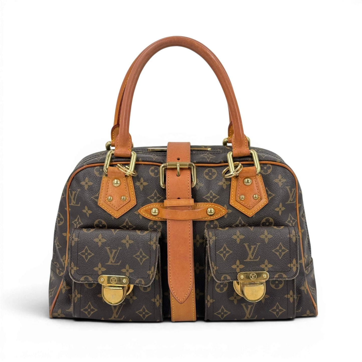 LOUIS VUITTON マンハッタンGM モノグラムキャンバス ハンドバッグ M40025