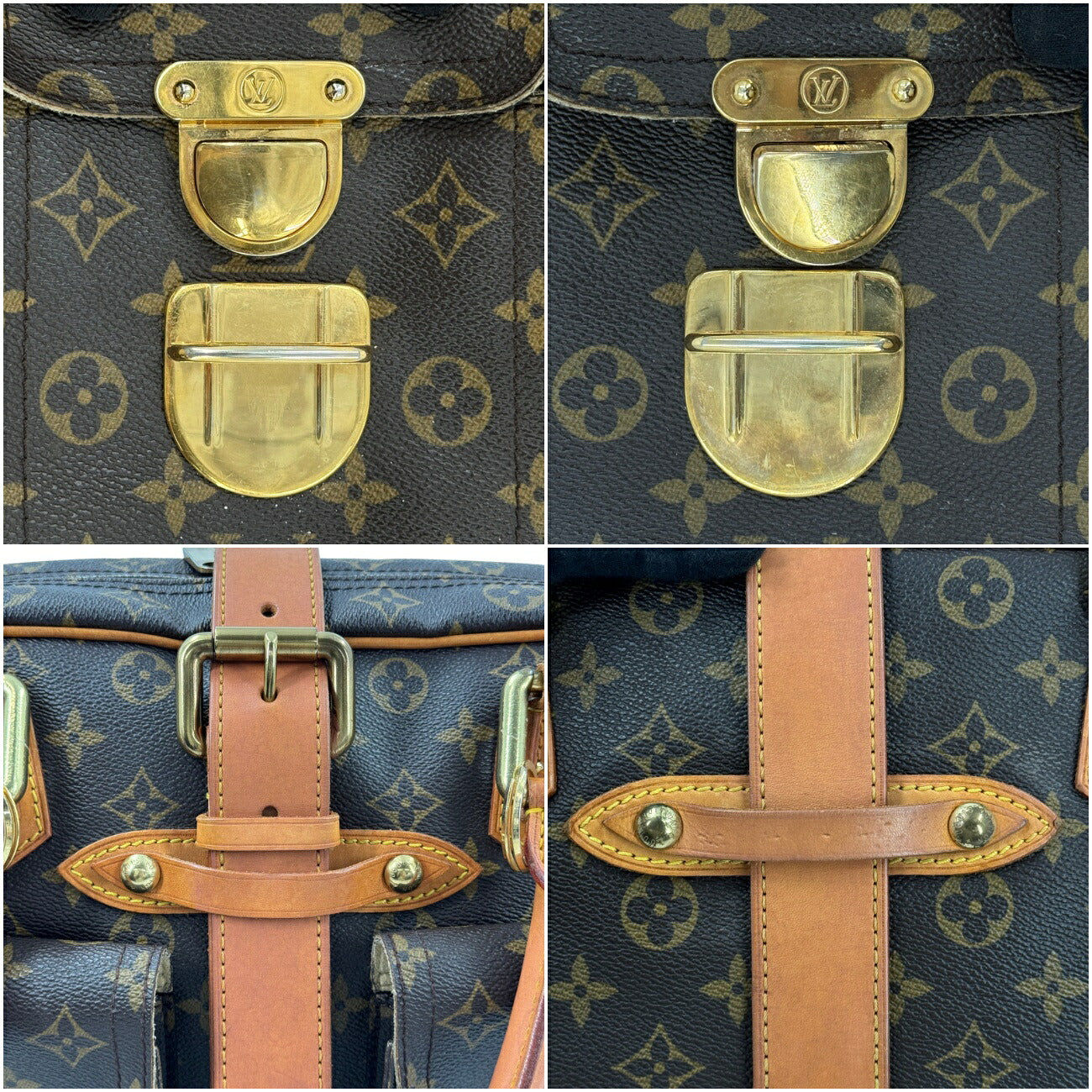 LOUIS VUITTON マンハッタンGM モノグラムキャンバス ハンドバッグ M40025