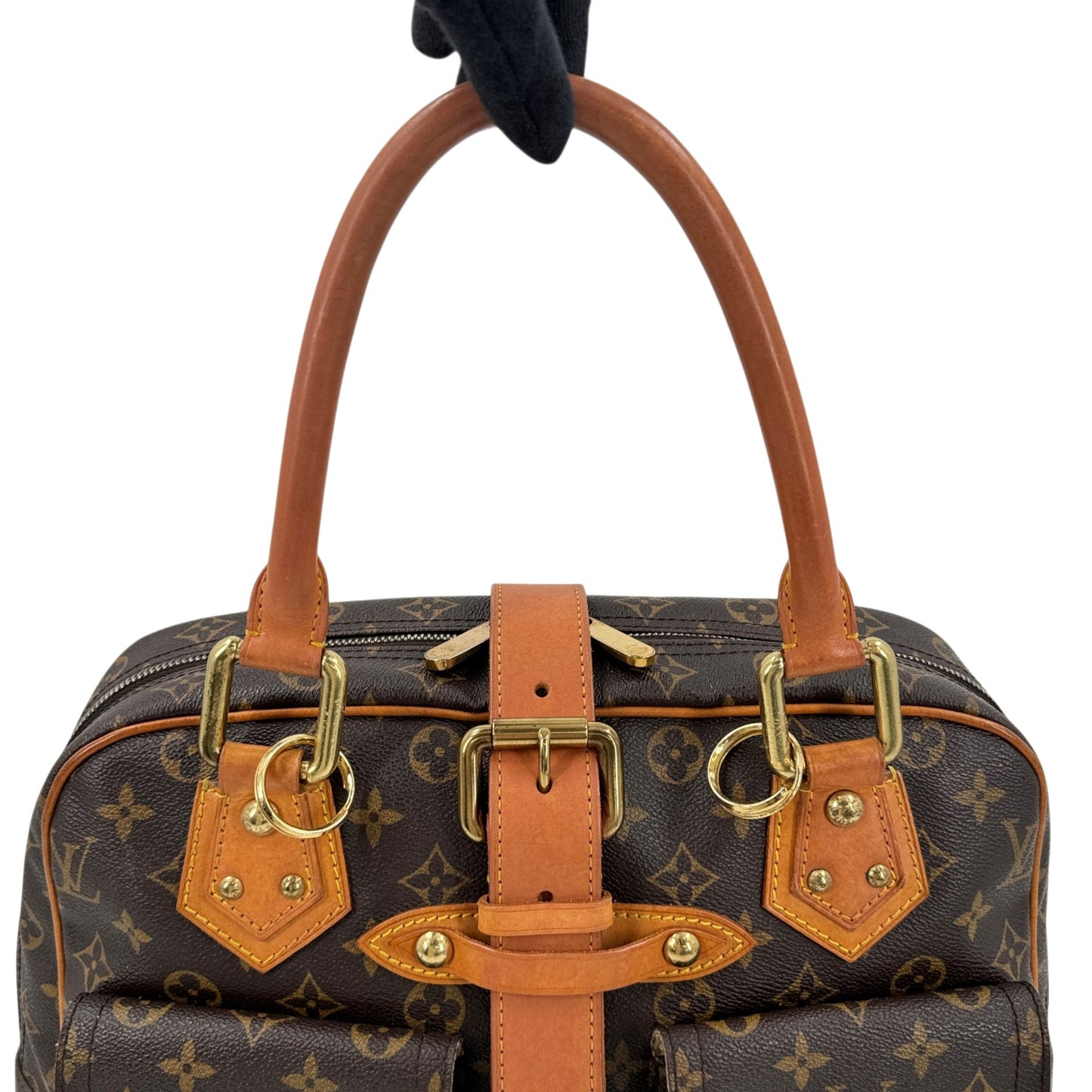 LOUIS VUITTON マンハッタンGM モノグラムキャンバス ハンドバッグ M40025