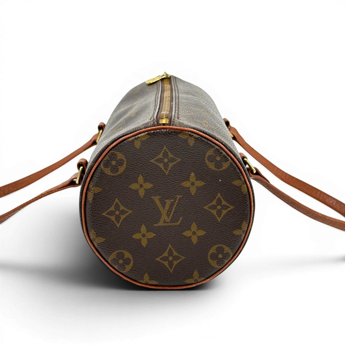 LOUIS VUITTON パピヨン26 モノグラムキャンバス シリンダー ハンドバッグ M51366