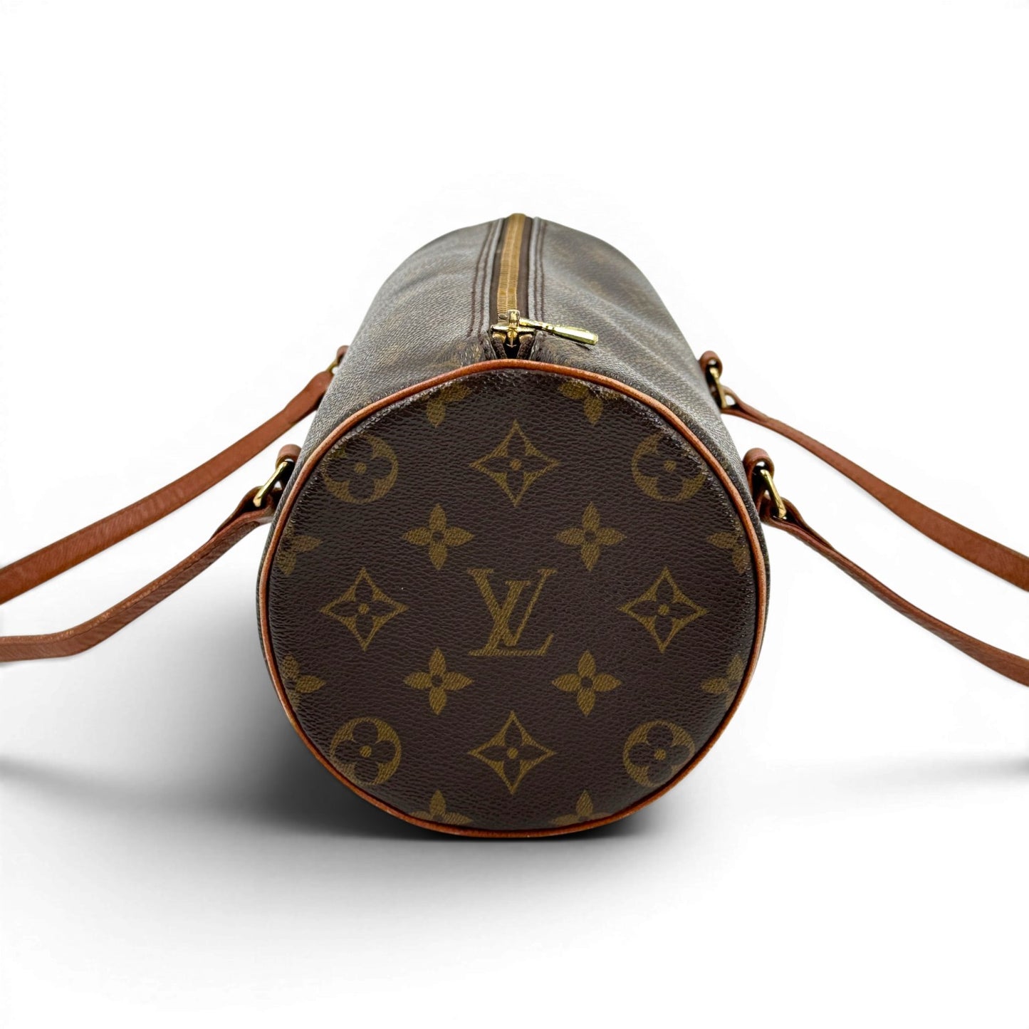 LOUIS VUITTON パピヨン26 モノグラムキャンバス シリンダー ハンドバッグ M51366