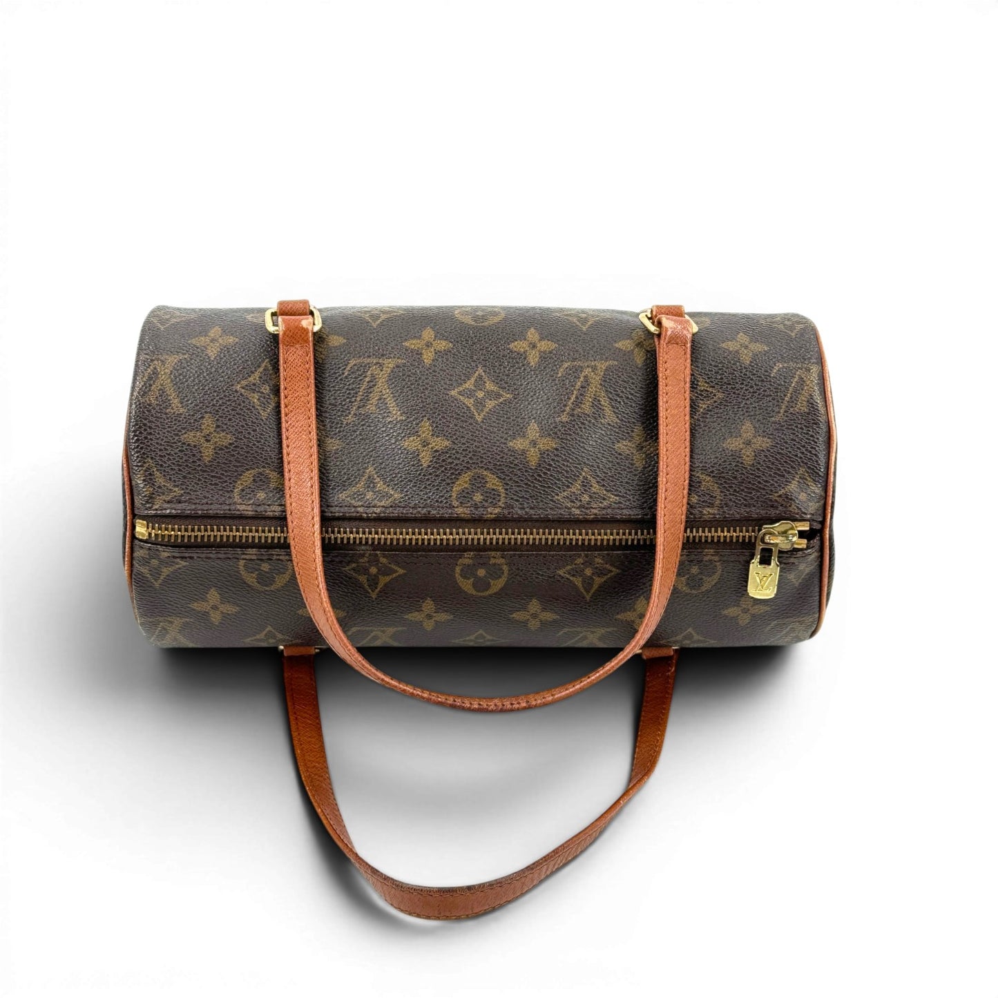 LOUIS VUITTON パピヨン26 モノグラムキャンバス シリンダー ハンドバッグ M51366