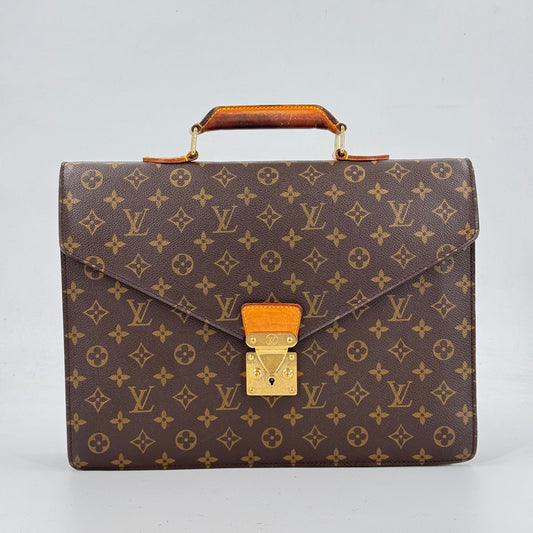 LOUIS VUITTON セルヴィエット・コンセイエ モノグラムキャンバス ハンドバッグ M53331