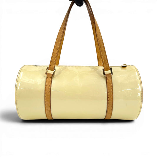 LOUIS VUITTON ベッドフォード ヴェルニ クリーム エナメル ハンドバッグ M91331