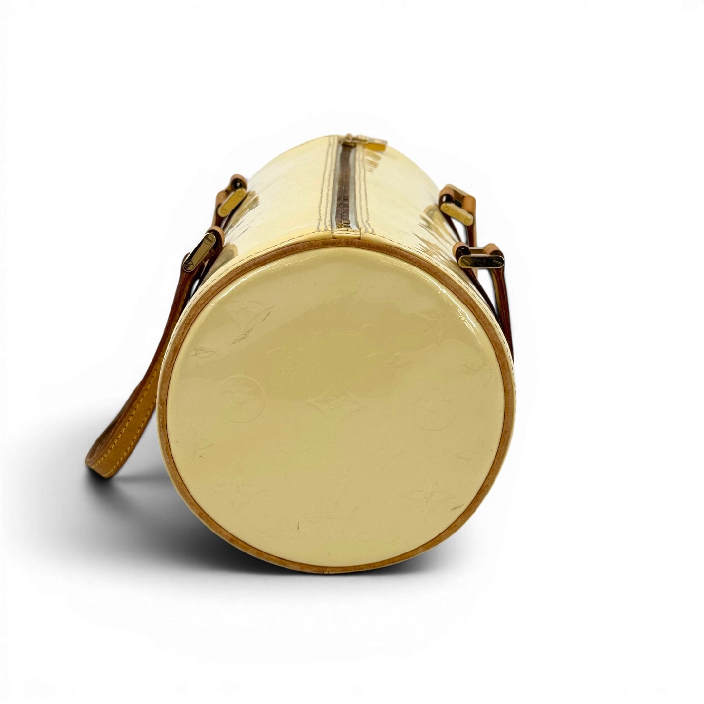 LOUIS VUITTON ベッドフォード ヴェルニ クリーム エナメル ハンドバッグ M91331