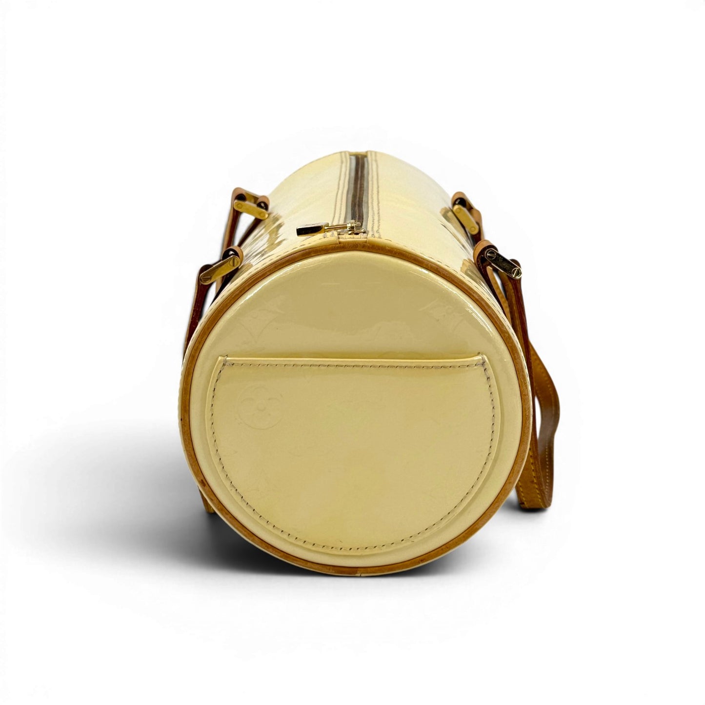 LOUIS VUITTON ベッドフォード ヴェルニ クリーム エナメル ハンドバッグ M91331
