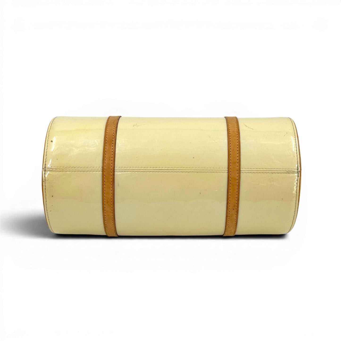 LOUIS VUITTON ベッドフォード ヴェルニ クリーム エナメル ハンドバッグ M91331