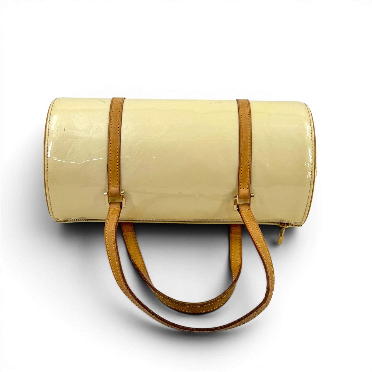 LOUIS VUITTON ベッドフォード ヴェルニ クリーム エナメル ハンドバッグ M91331
