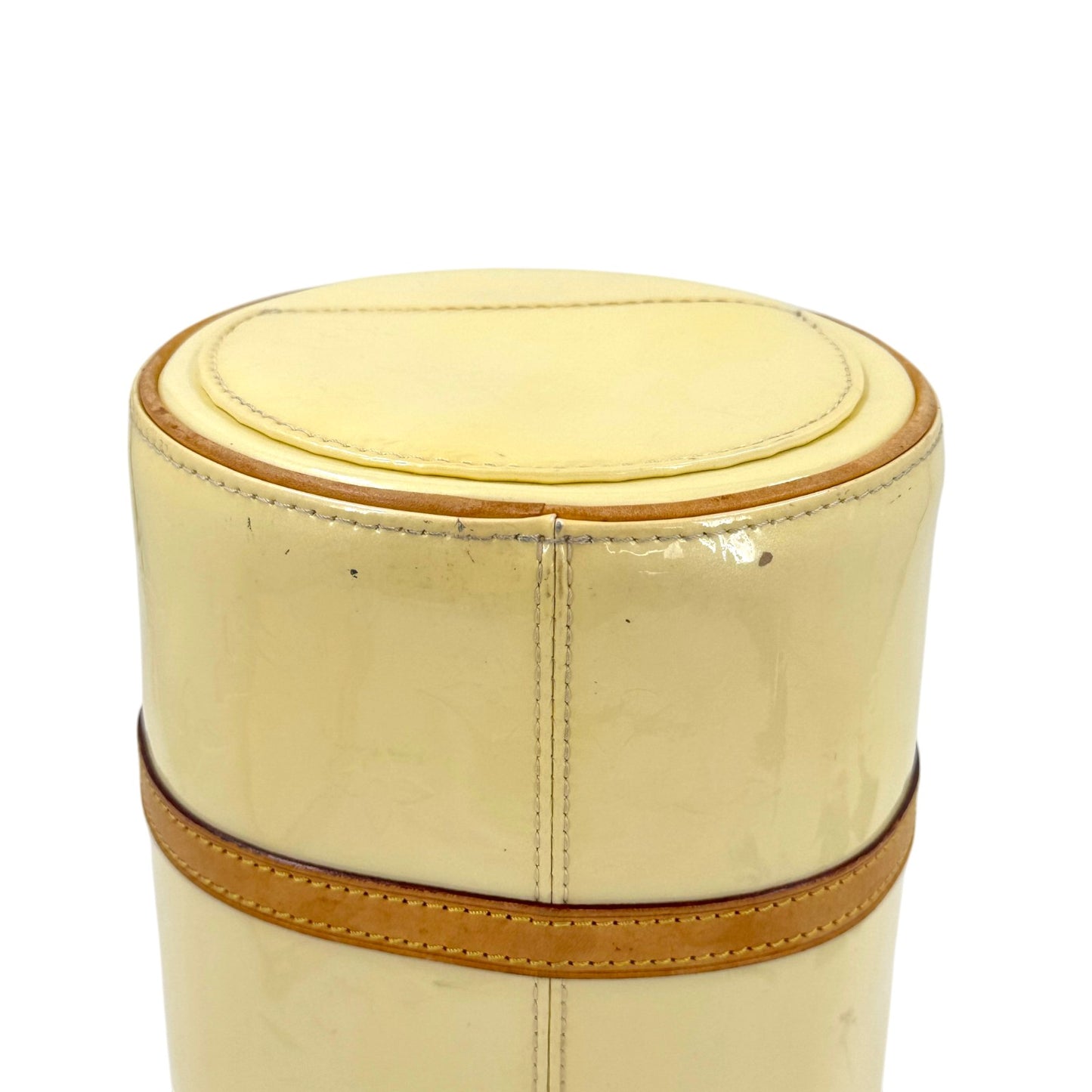 LOUIS VUITTON ベッドフォード ヴェルニ クリーム エナメル ハンドバッグ M91331