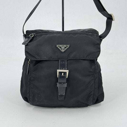 PRADA ミラノ テスートナイロン ブラック ショルダーバッグ