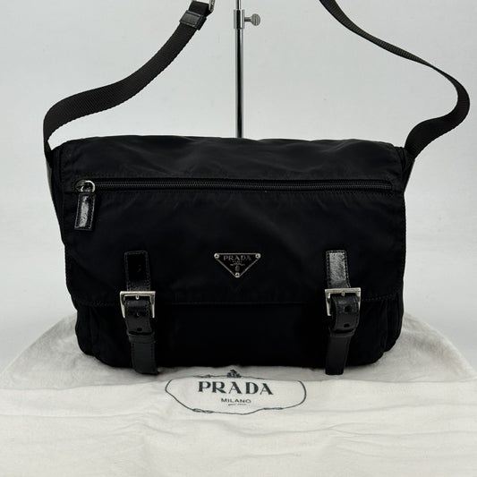 PRADA ミラノ テスートナイロン ブラック ショルダーバッグ