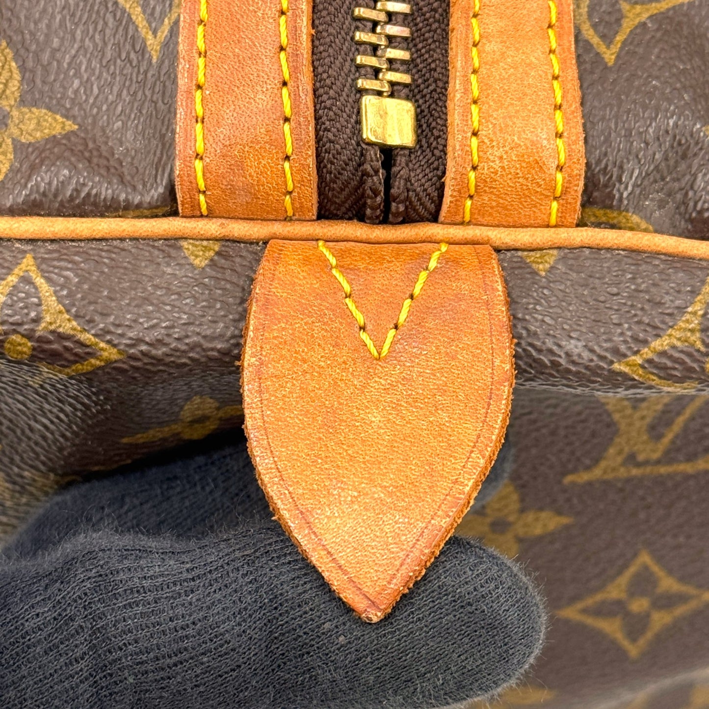LOUIS VUITTON サック・スープル45 モノグラムキャンバス ブラウン ボストン M41624