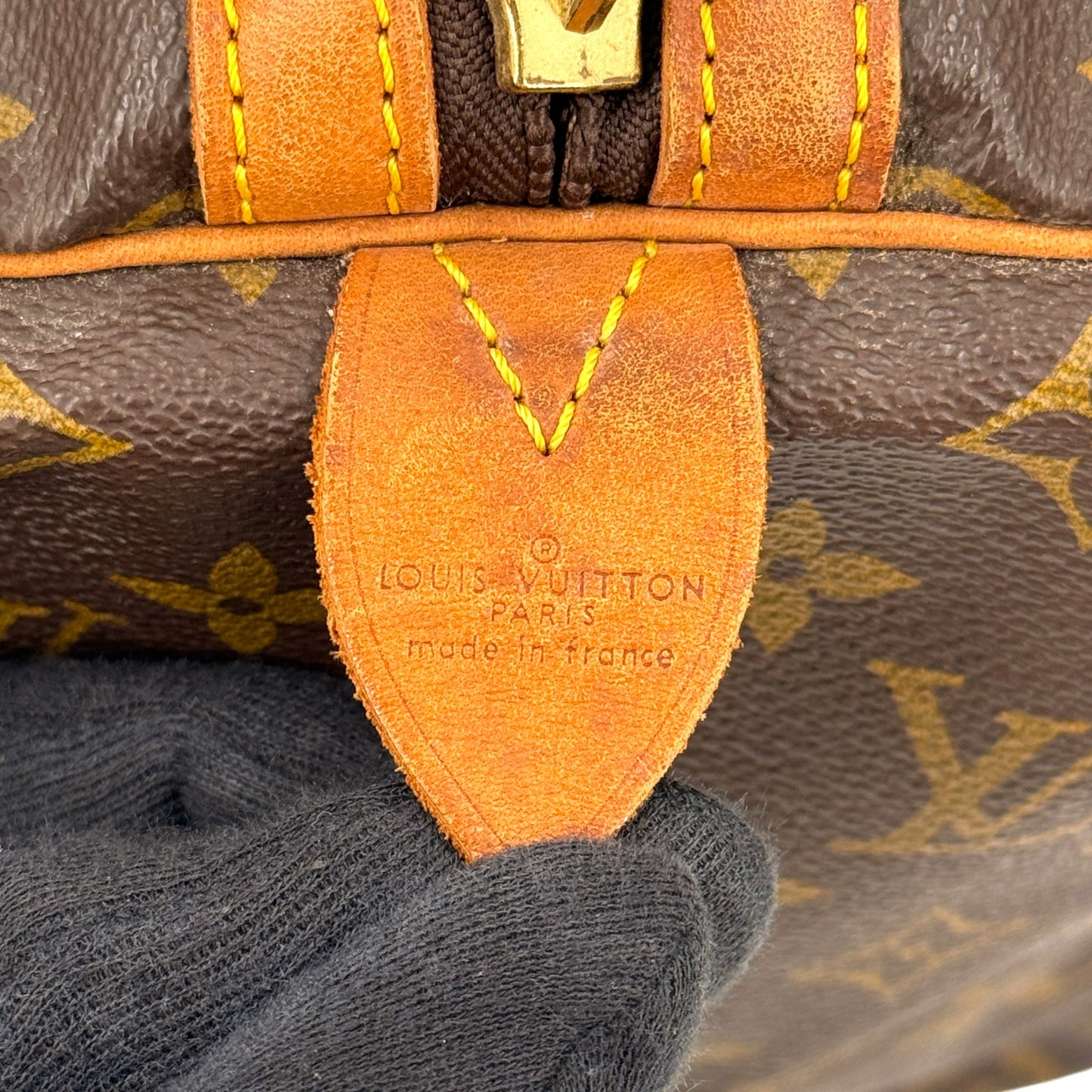 LOUIS VUITTON サック・スープル45 モノグラムキャンバス ブラウン ボストン M41624