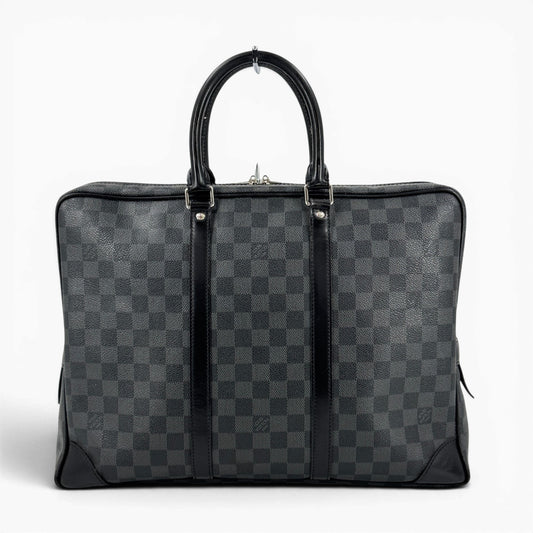 LOUIS VUITTON ダミエ・グラフィット ポルトドキュマンヴォワヤージュ ビジネスバッグ N41125