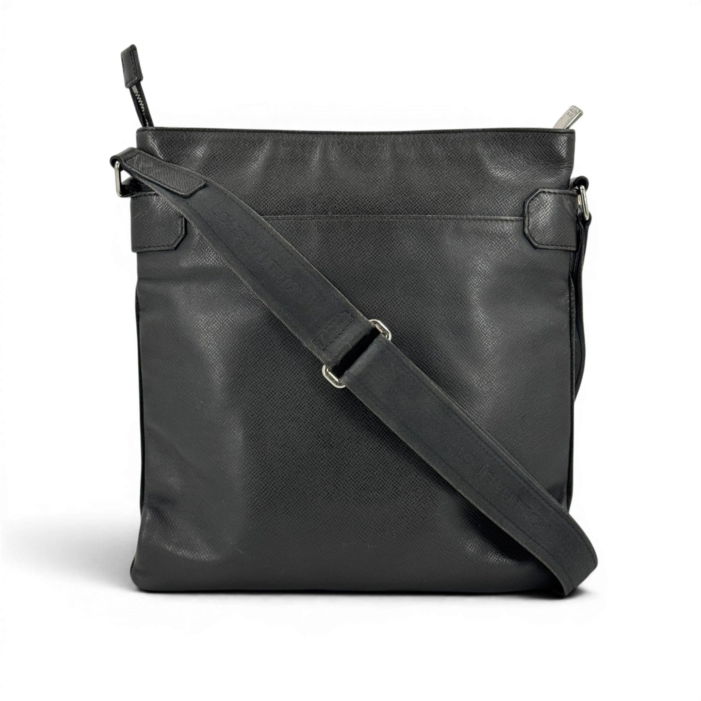 LOUIS VUITTON サシャ タイガ レザー アルドワーズ ブラック ショルダーバッグ M32696