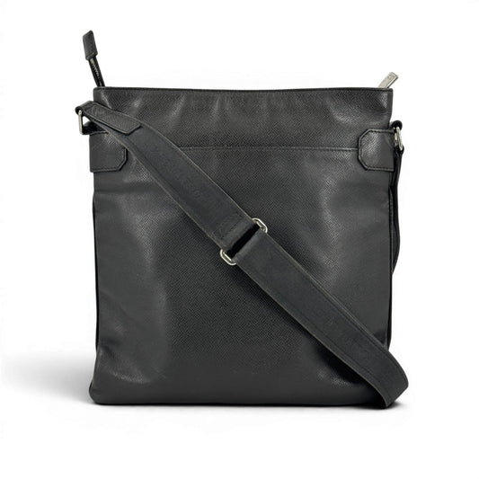 LOUIS VUITTON サシャ タイガ レザー アルドワーズ ブラック ショルダーバッグ M32696
