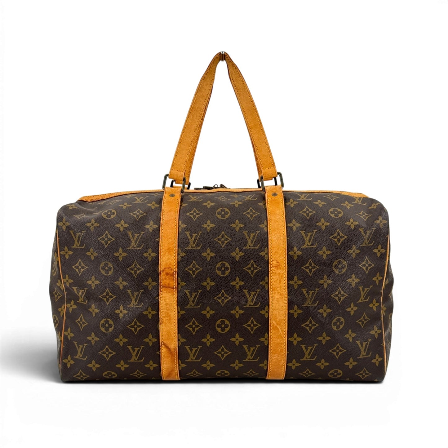 LOUIS VUITTON サックスポーツ45 モノグラムキャンバス ブラウン ボストンバッグ M41444