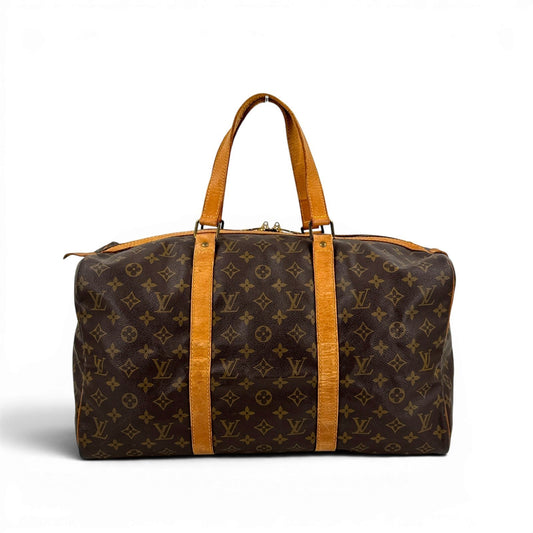 LOUIS VUITTON サック・スープル45 モノグラムキャンバス ブラウン ボストンバッグ M41624