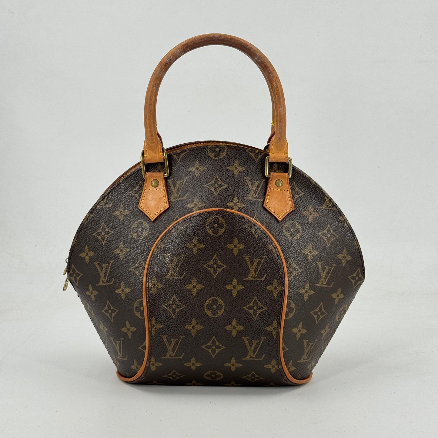 LOUIS VUITTON エリプスPM モノグラムキャンバス ブラウン ハンドバッグ ドーム型 M51127