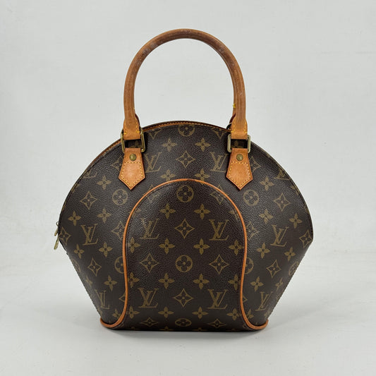 LOUIS VUITTON エリプスPM モノグラムキャンバス ブラウン ハンドバッグ ドーム型 M51127
