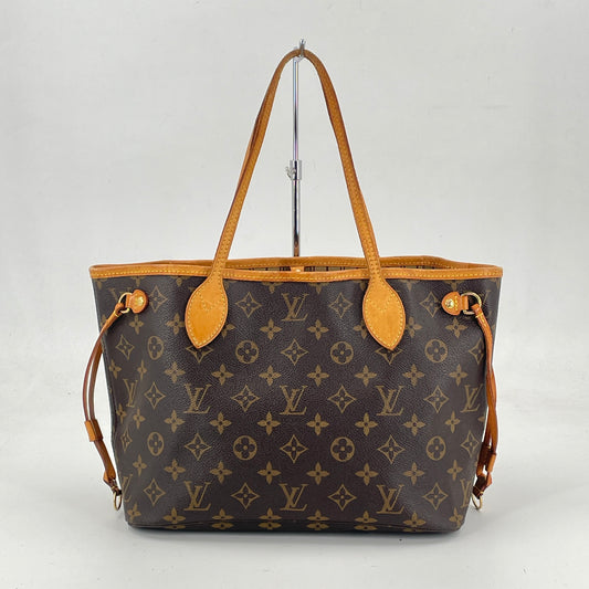 LOUIS VUITTON ネヴァーフルPM モノグラムキャンバス ブラウン トートバッグ M40155