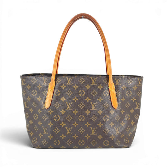 LOUIS VUITTON ラスパイユPM モノグラムキャンバス ブラウン ショルダーバッグ M40608