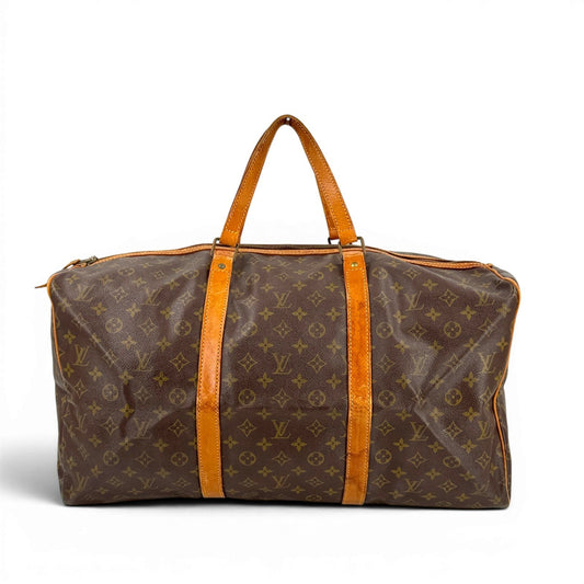 LOUIS VUITTON サック・スープル55 モノグラムキャンバス ブラウン ボストンバッグ M41622