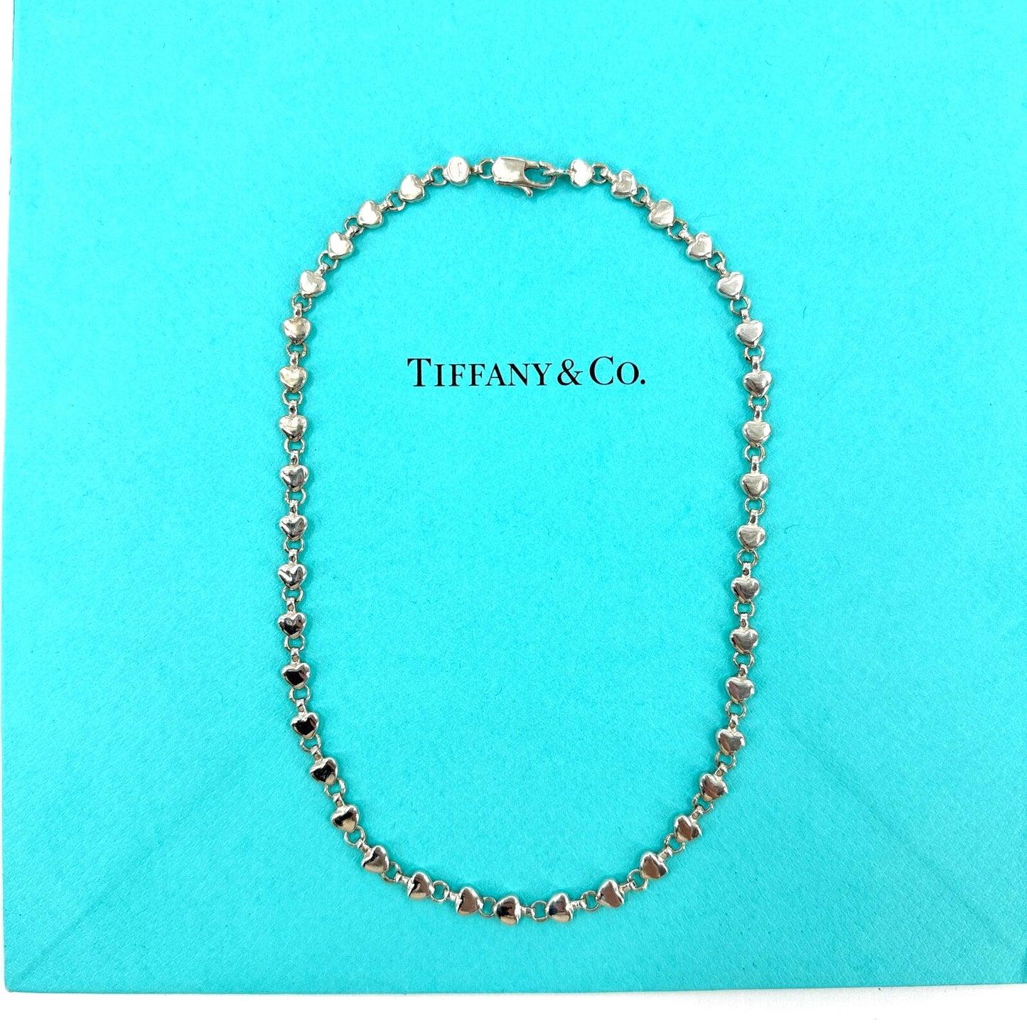 TIFFANY ネックレス パフハート SV925 希少 ヴィンテージ