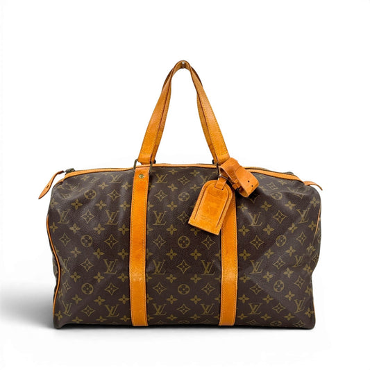 LOUIS VUITTON サック・スープル45 モノグラムキャンバス ブラウン ボストンバッグ M41624