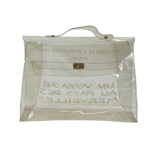 HERMES ビニール ケリー ハンドバッグ