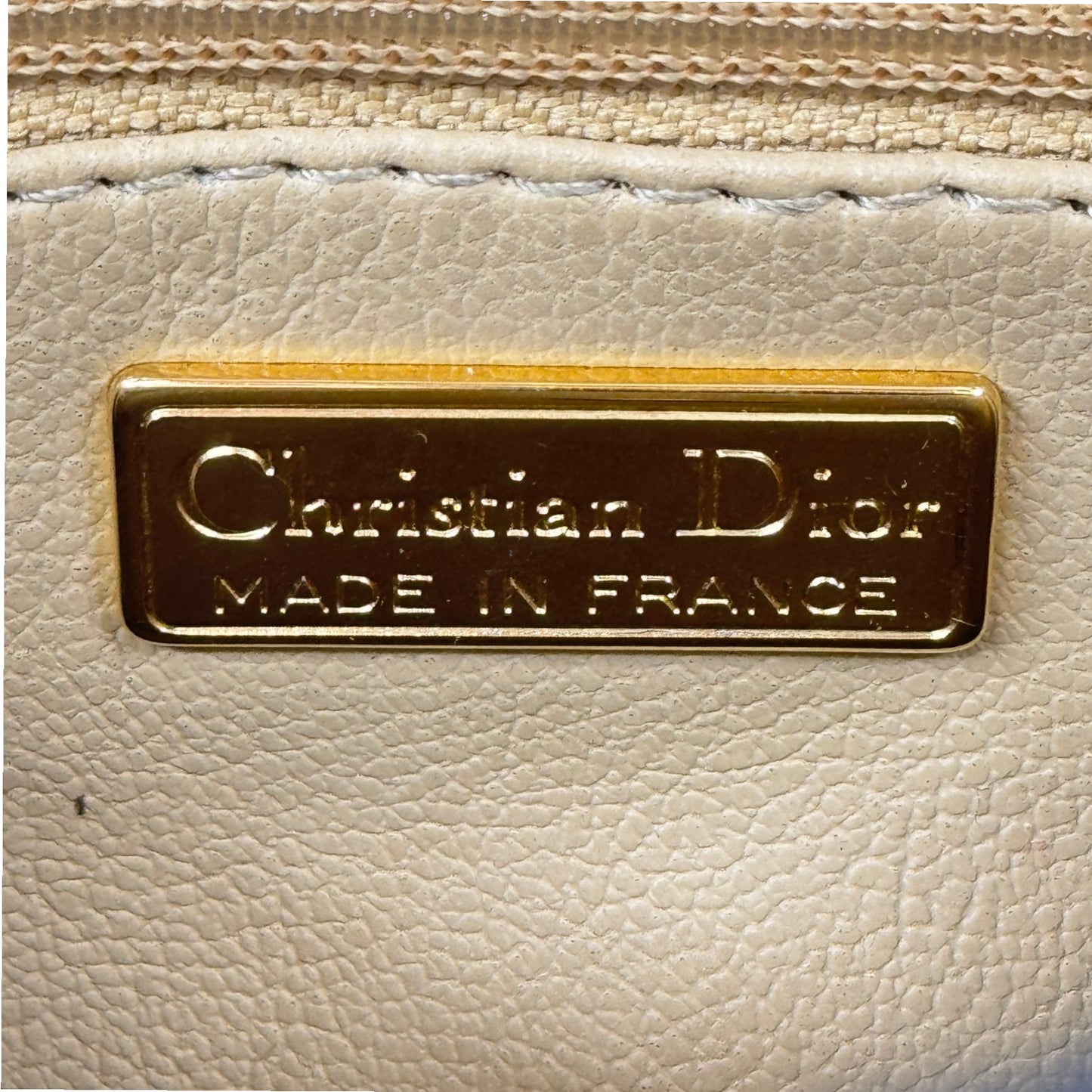 DIOR 2way ハンドバッグ キャラメル