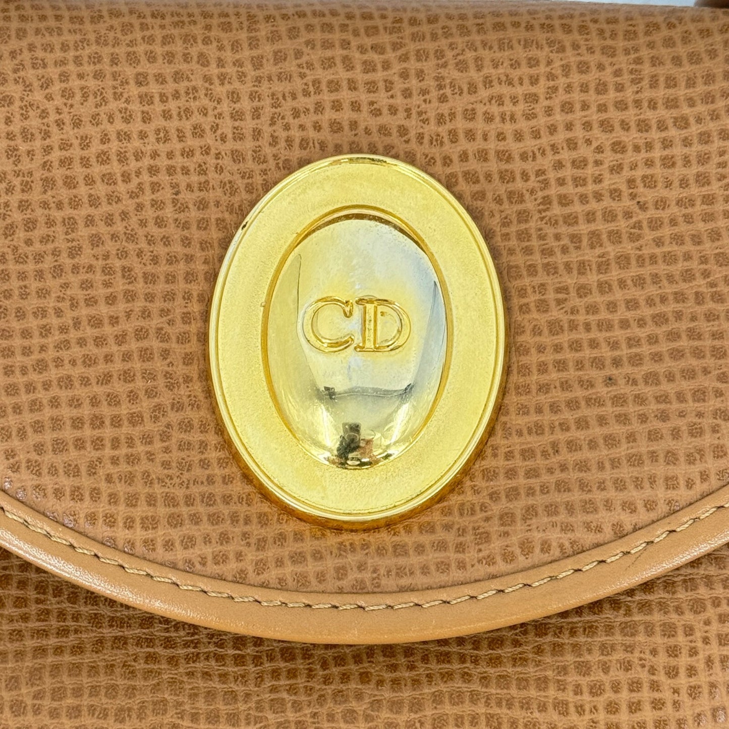 DIOR 2way ハンドバッグ キャラメル