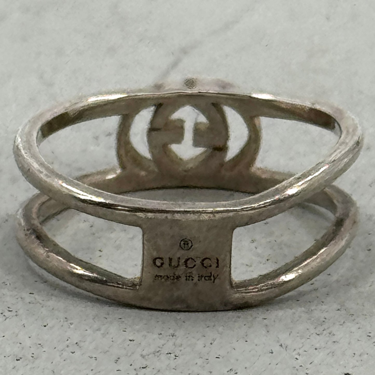 GUCCI インターロッキングG リング SV925