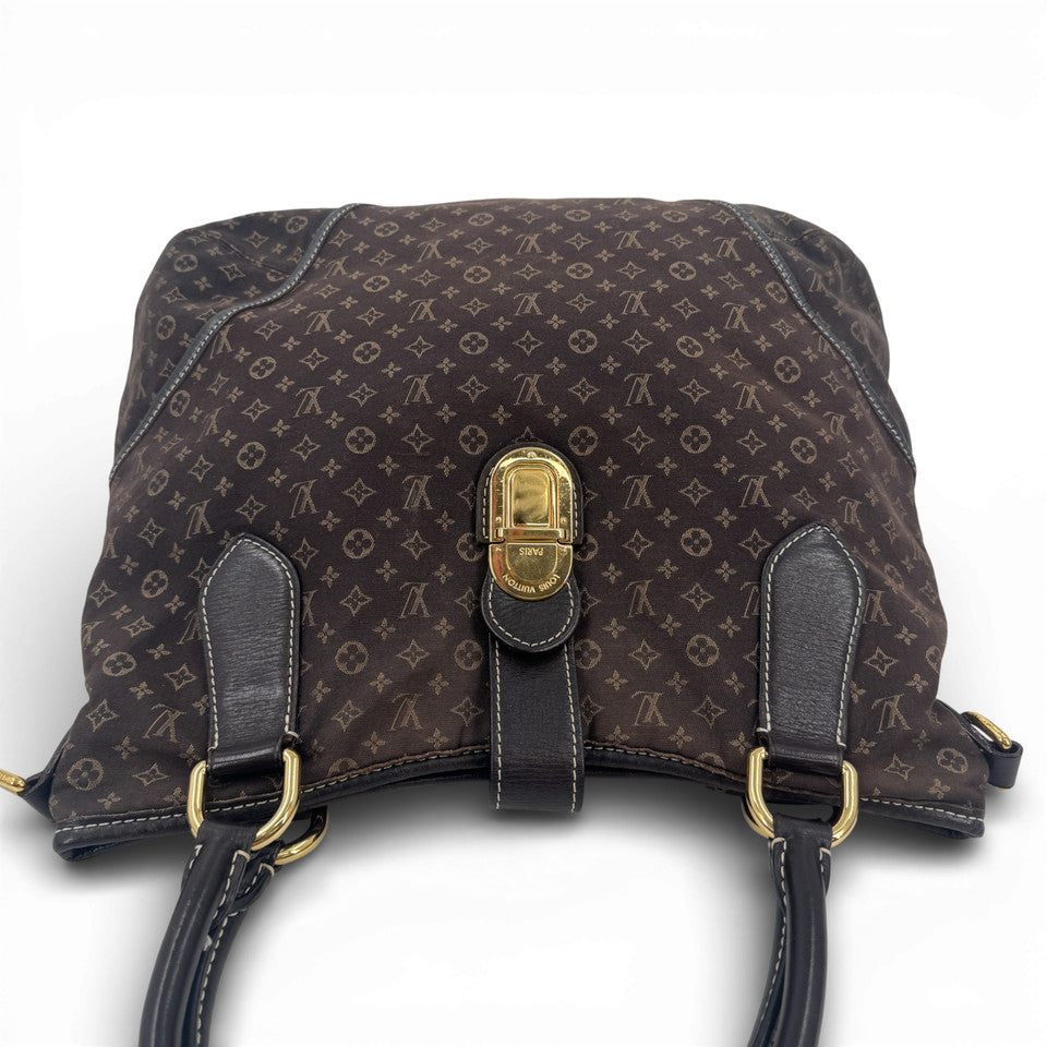 LOUIS VUITTON モノグラム ミニラン エベヌ イディール エレジー M5666 2WAY ハンドバッグ