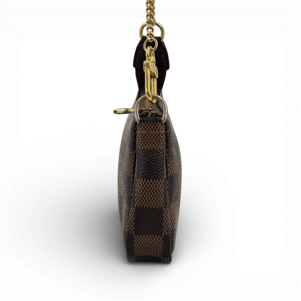 LOUIS VUITTON ダミエ エベヌ ポシェット アクセサリー ポーチ N58009